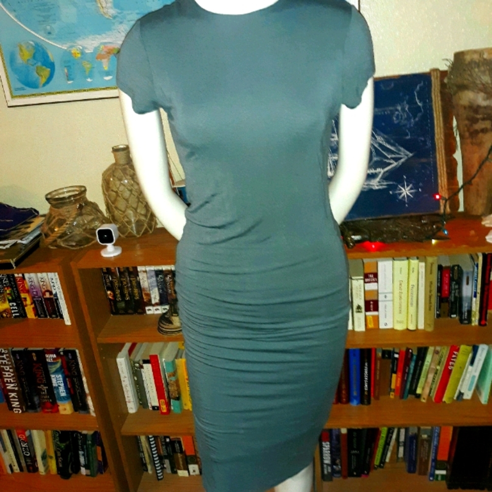 Green Bodycon T-shirt Dress
